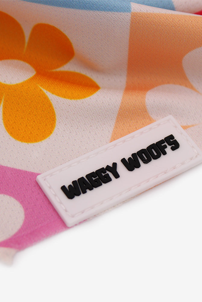Hipster Flower Bandana - Waggy Woofs