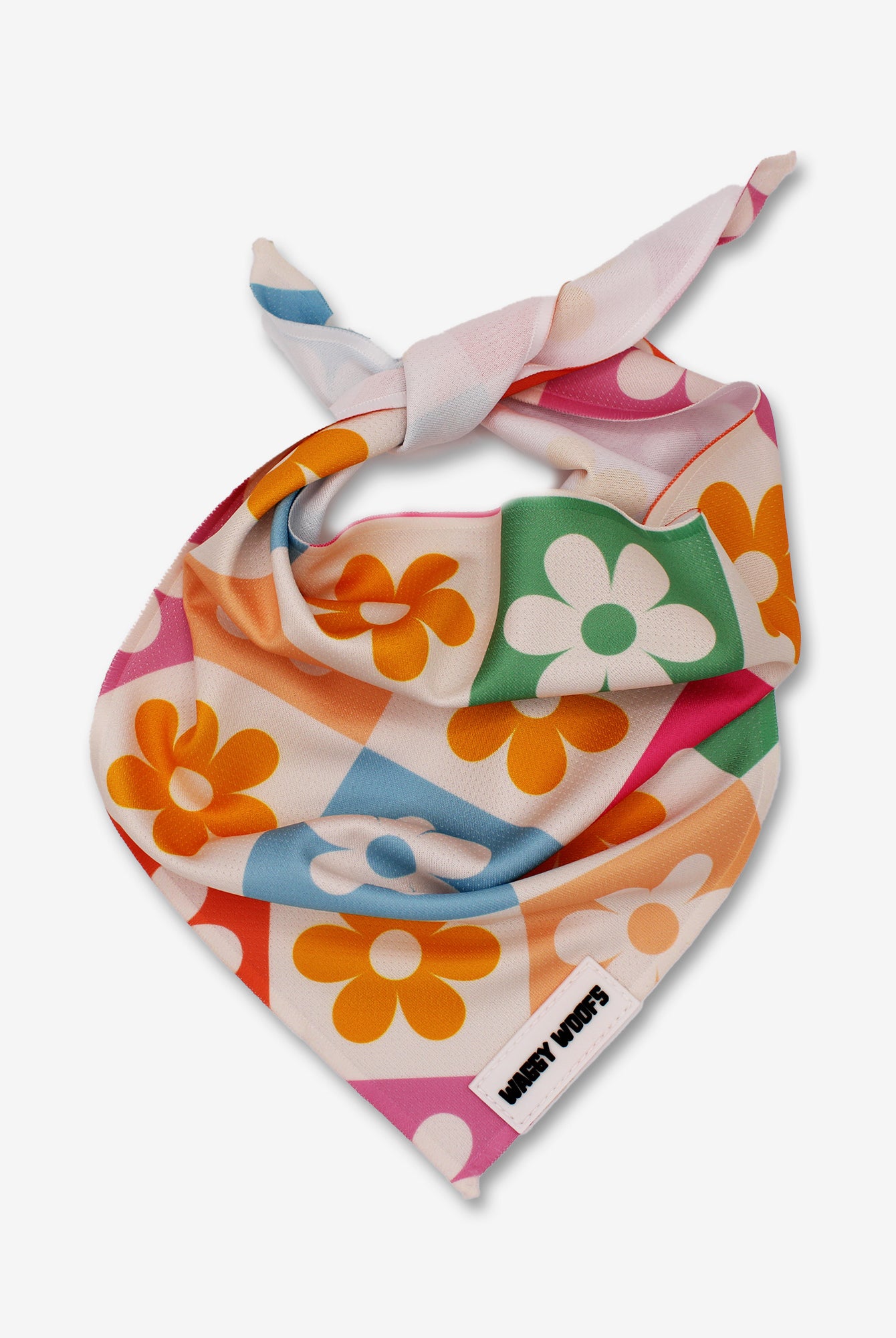 Hipster Flower Bandana - Waggy Woofs