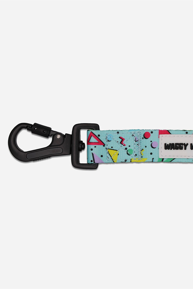 Retro Blue Leash - Waggy Woofs