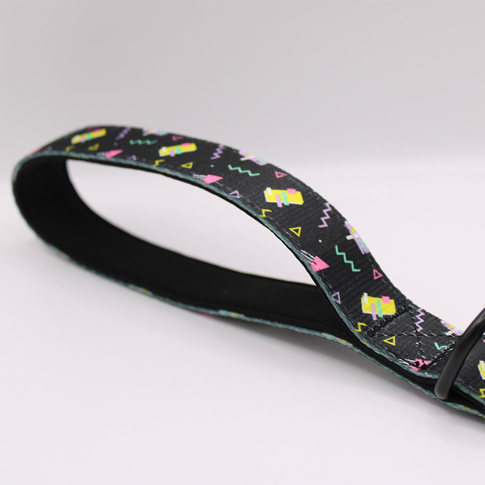 Retro Black Leash - Waggy Woofs