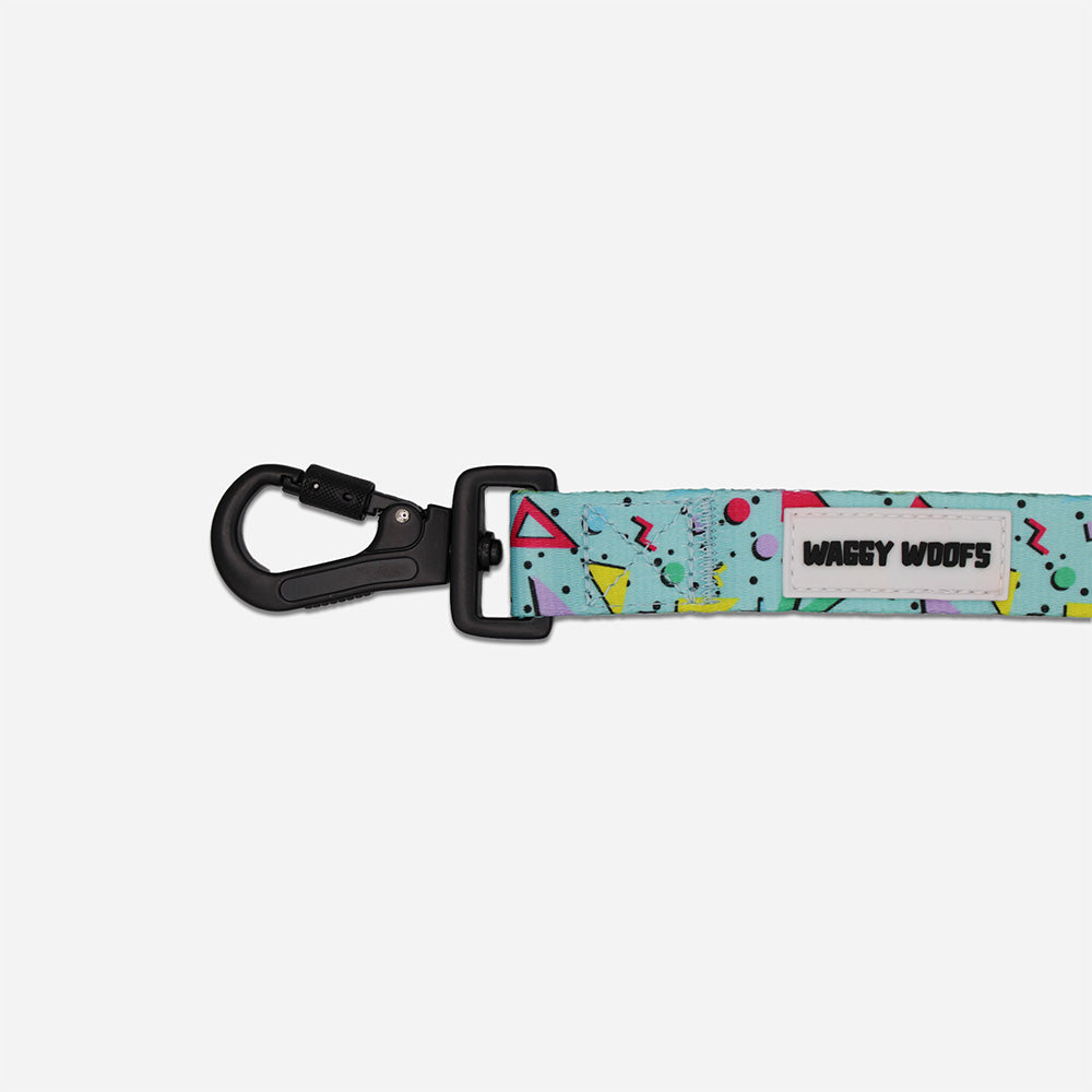 Retro Blue Leash - Waggy Woofs